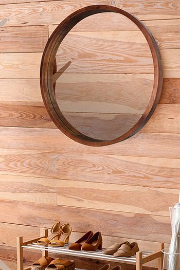 BOHO RETREAT MIRROR I - WALNUT