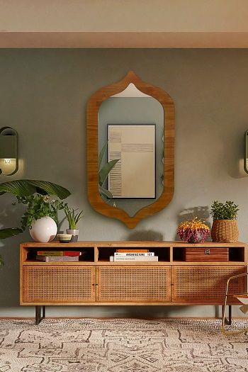 wall décor, wall mirror, black mirror Canada, mirror Canada, bathroom mirror Canada, unique mirror, irregular wall mirror, decorative wall mirror, wavy mirror, shaped mirror, asymmetrical mirror, unique fashionable mirror, curve mirror