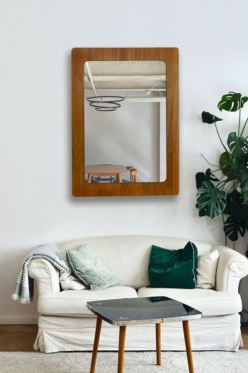 wall décor, wall mirror, black mirror Canada, mirror Canada, bathroom mirror Canada, unique mirror, irregular wall mirror, decorative wall mirror, wavy mirror, shaped mirror, asymmetrical mirror, unique fashionable mirror, curve mirror