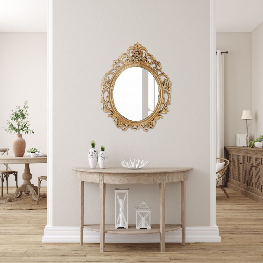 Vintage/gold/antique/decorative/large oval mirrors/Gold frame mirrors for wall décor